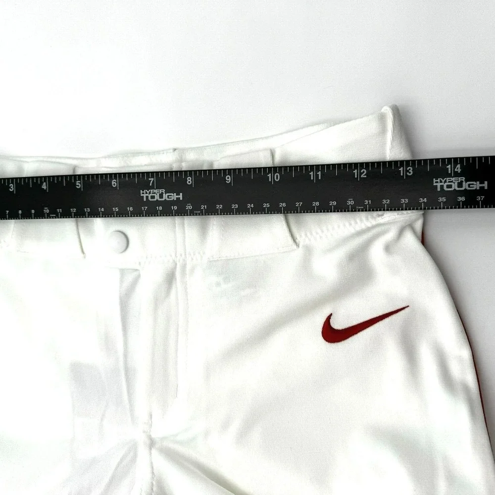 NIKE NWT Boys Large Vapor Select High Pipped Baseball Pants BQ6444-104 White Red
